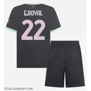 AC Milan Emerson Royal #22 Terza Maglia Bambino 2024-25 Manica Corta (+ Pantaloni corti)